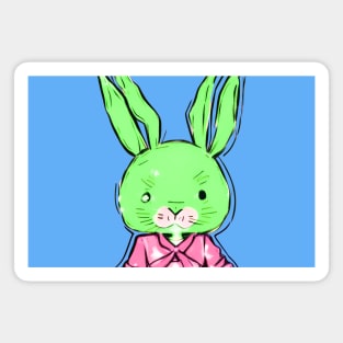 Jitters the Hyper Anime Easter Bunny (MD23ETR031c) Magnet